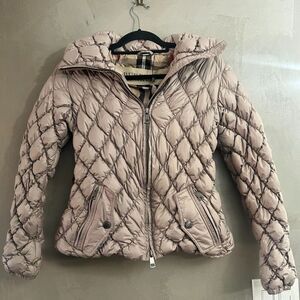 Burberry Brit Women's Puffer Jacket Belted Medium NEW